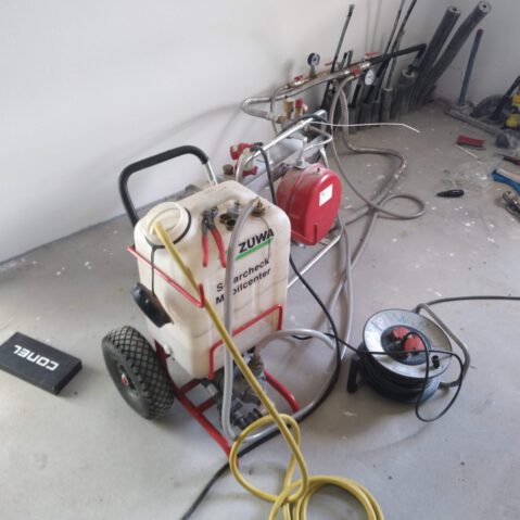 Fußbodenheizung Equipment