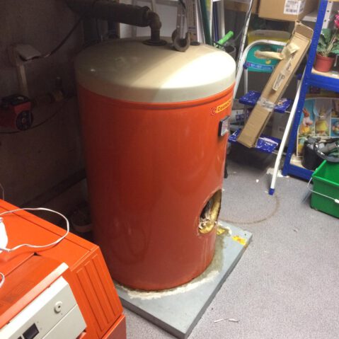 Altes Kombigerät abgebaut