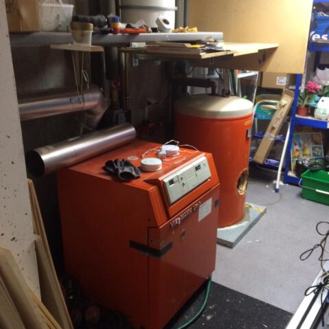 Altes Kombigerät abgebaut