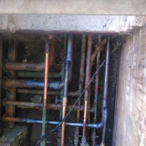 Rohrbruch Fernwärme