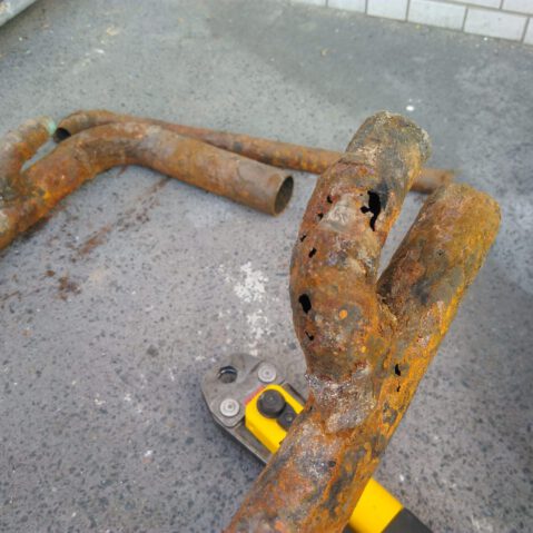 Rohrbruch Fernwärme