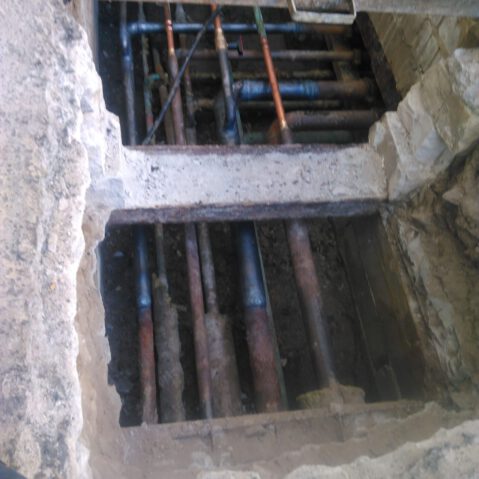 Rohrbruch Fernwärme