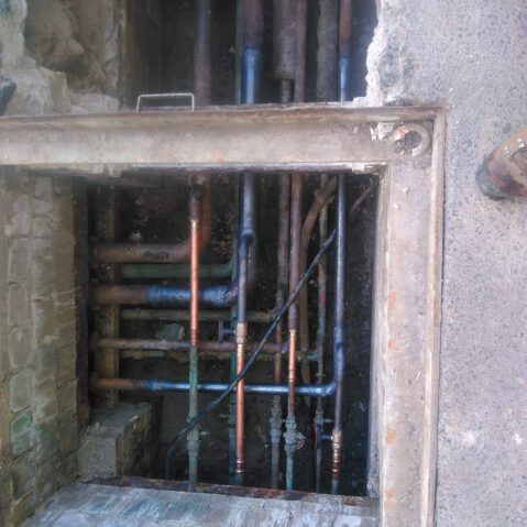 Rohrbruch Fernwärme