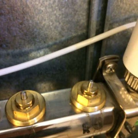 Rohrbruch Heizkreisverteile