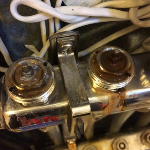 Rohrbruch Heizkreisverteile