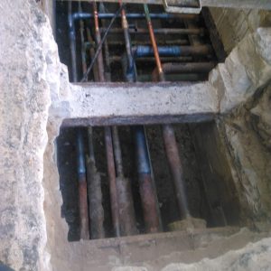 Rohrbruch Fernw&auml;rme